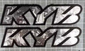 KYB fork stickers