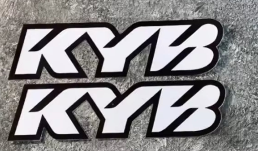 KYB fork stickers
